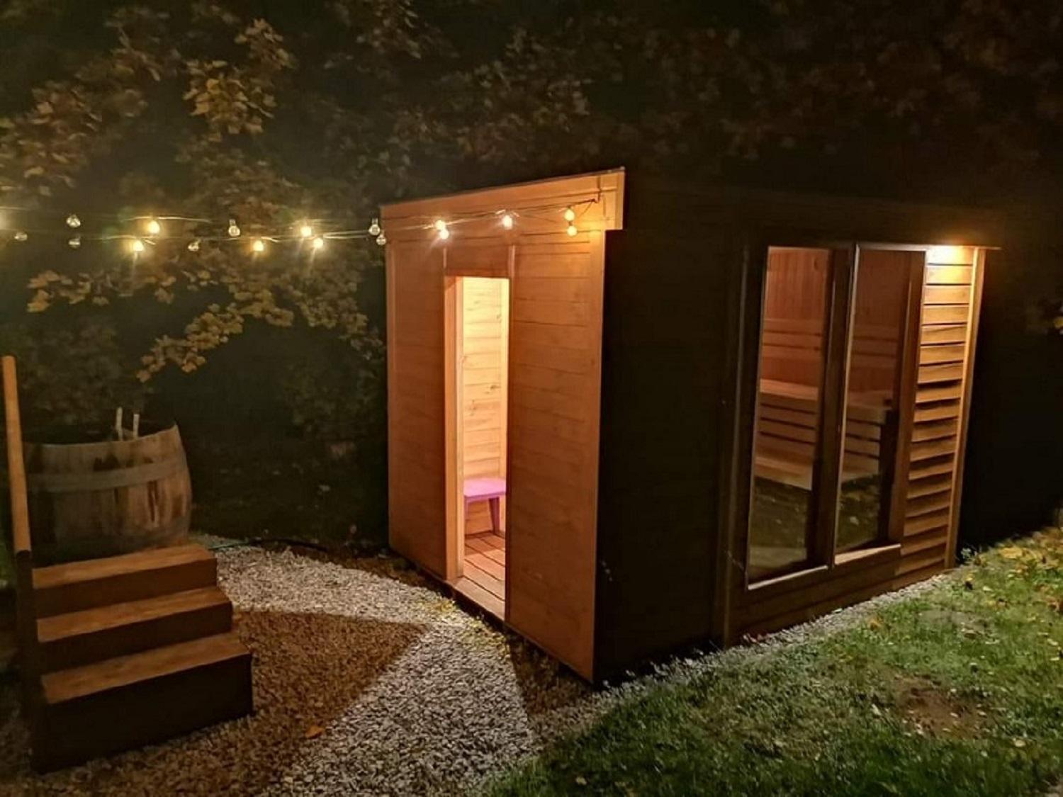 Dziki Zakatek Piskornia Dom Z Sauna Luaran gambar