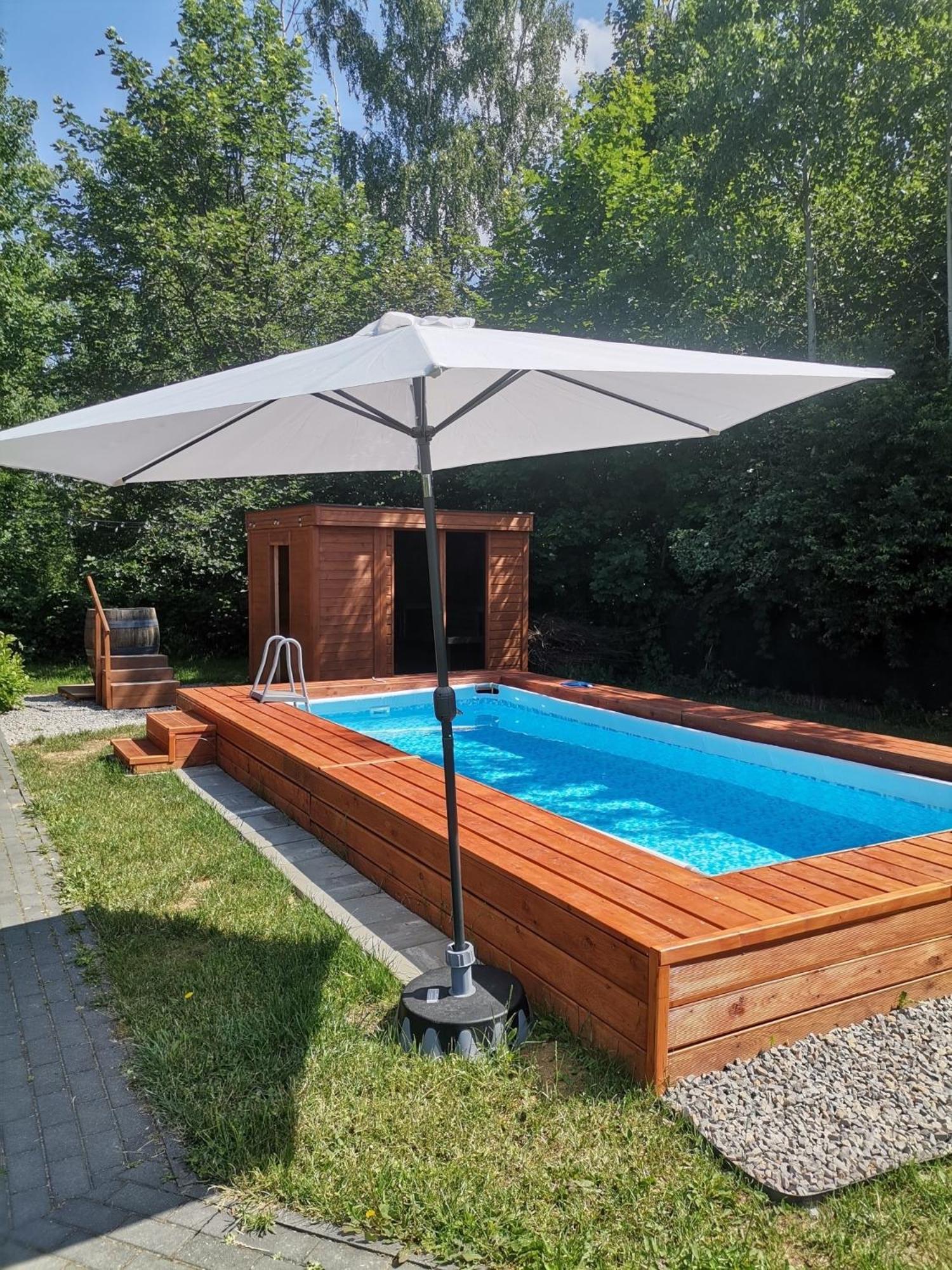 Dziki Zakatek Piskornia Dom Z Sauna Luaran gambar